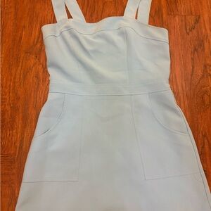 Amanda Uprichard Light Blue Mini Dress